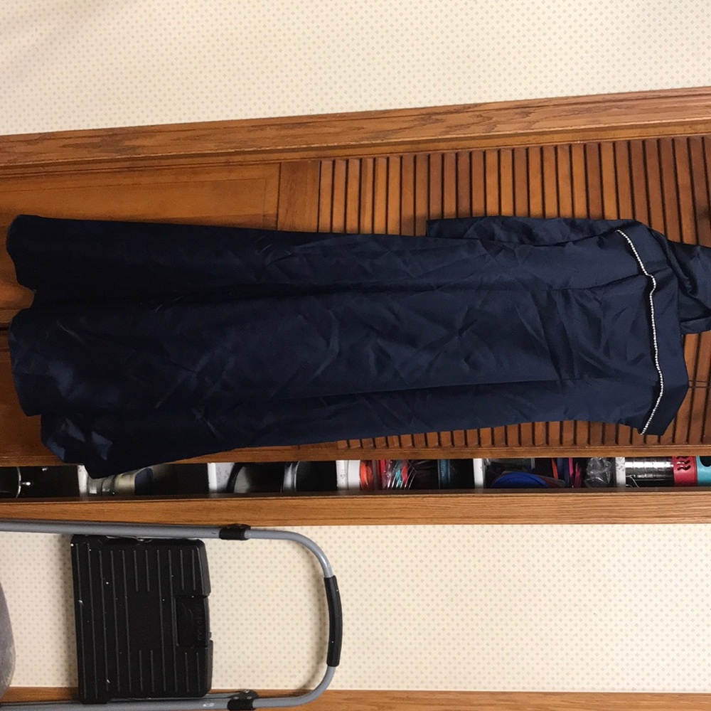 A frame formal gown